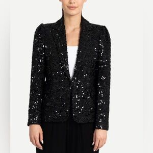 Sequin Black Jacket